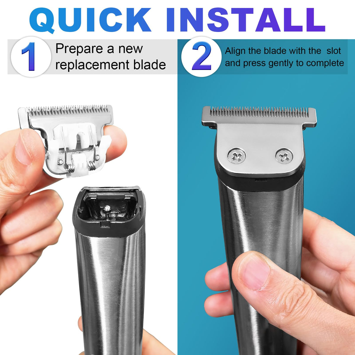 DODAER blade next to ruler showing scale and accurate fit benefit