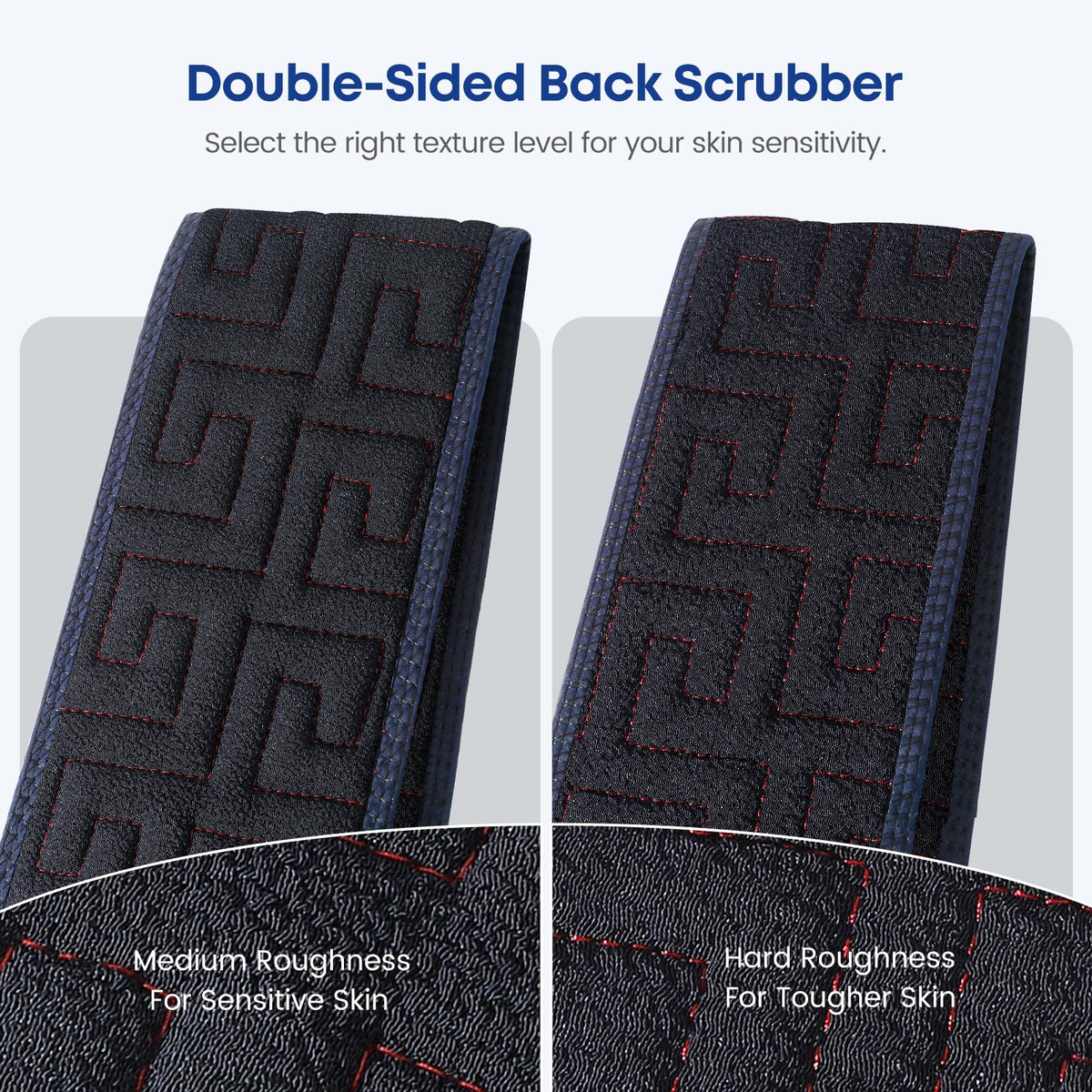 dodiff in use in shower demonstrating independent back cleaning