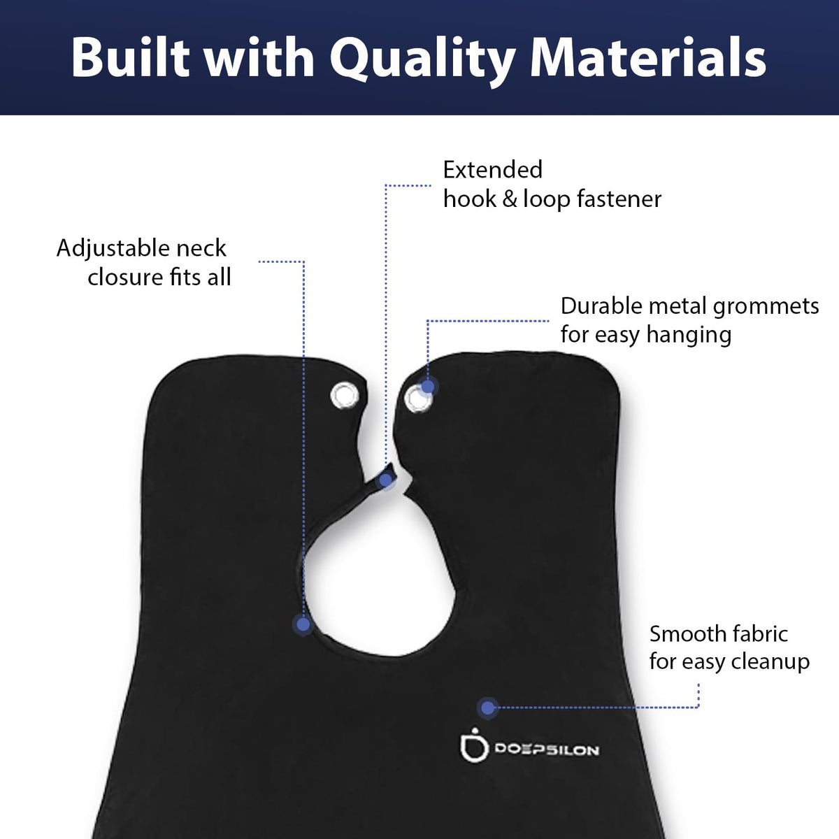 DOEPSILON textured 300D nylon fabric close-up demonstrating waterproof, anti-static benefit