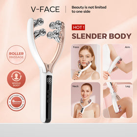 Doge&Vollar close-up of sculpted massage head highlighting contour fit benefit