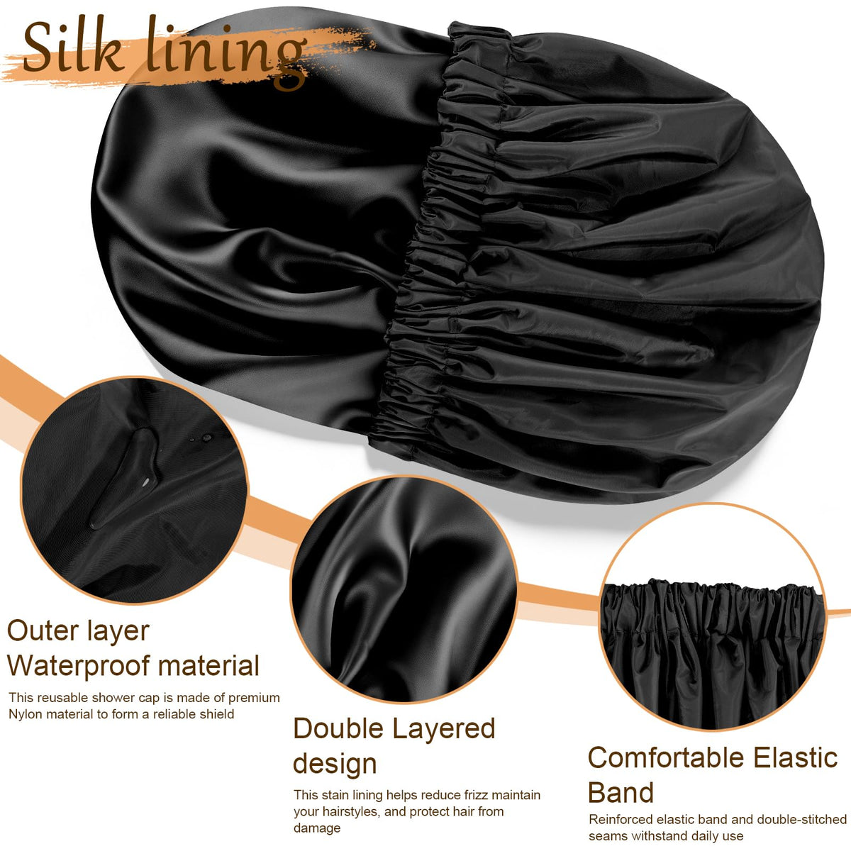 Doitory elastic band stretch demonstrating secure comfortable fit