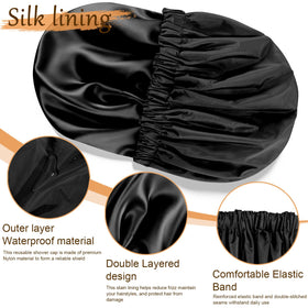 Doitory elastic band stretch demonstrating secure comfortable fit