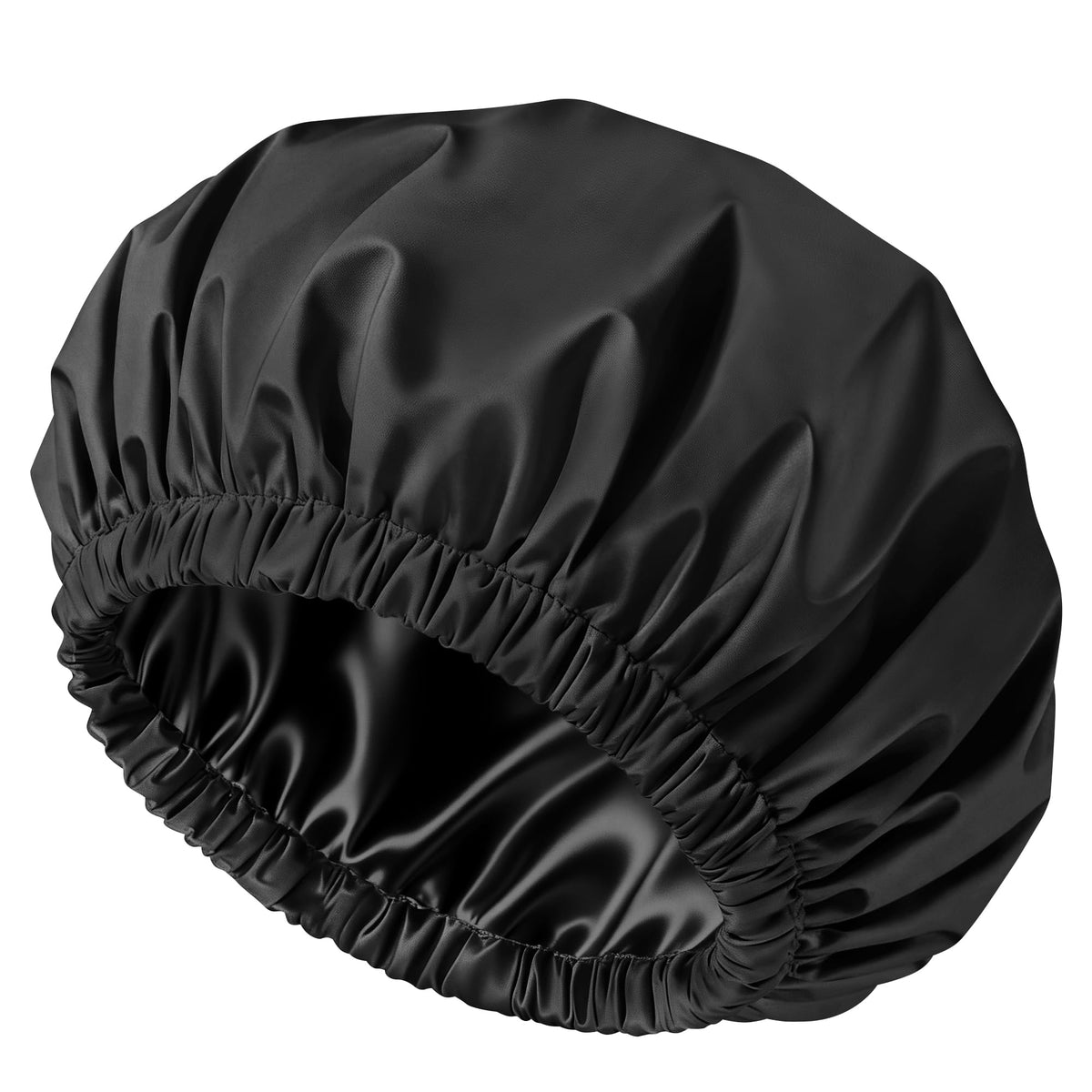 Doitory front packaging showing black shower cap and benefits
