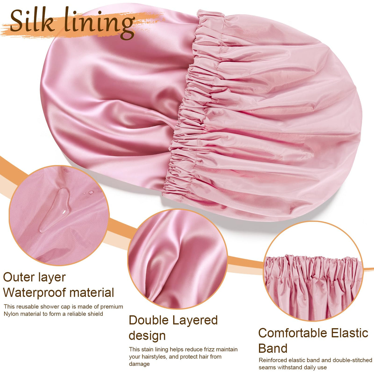 Doitory elastic band detail offering gentle secure hold without marks