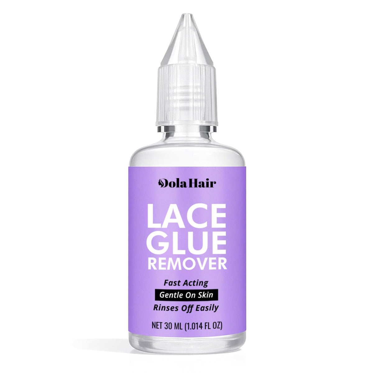 Dolahair front bottle showing formula and compact size for easy storage