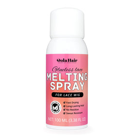Dolahair front packaging showing clear bonding spray for seamless lace