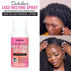 Dolahair spray nozzle close-up highlighting precise application