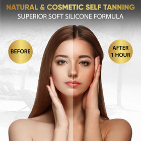 Dolce Black applied on forearm showing even bronzing result