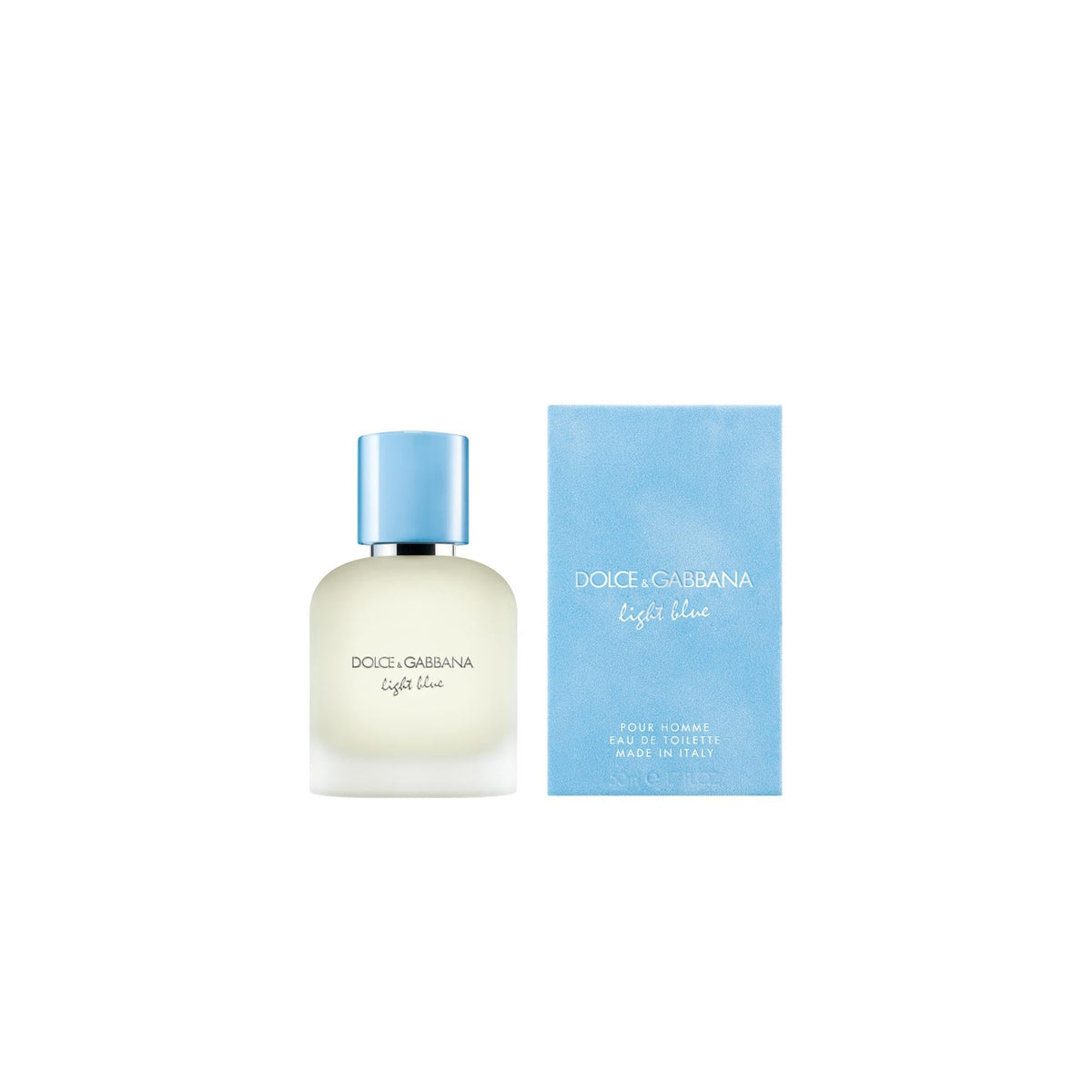 Dolce&Gabbana Light Blue side label detail highlighting brand and fragrance identity