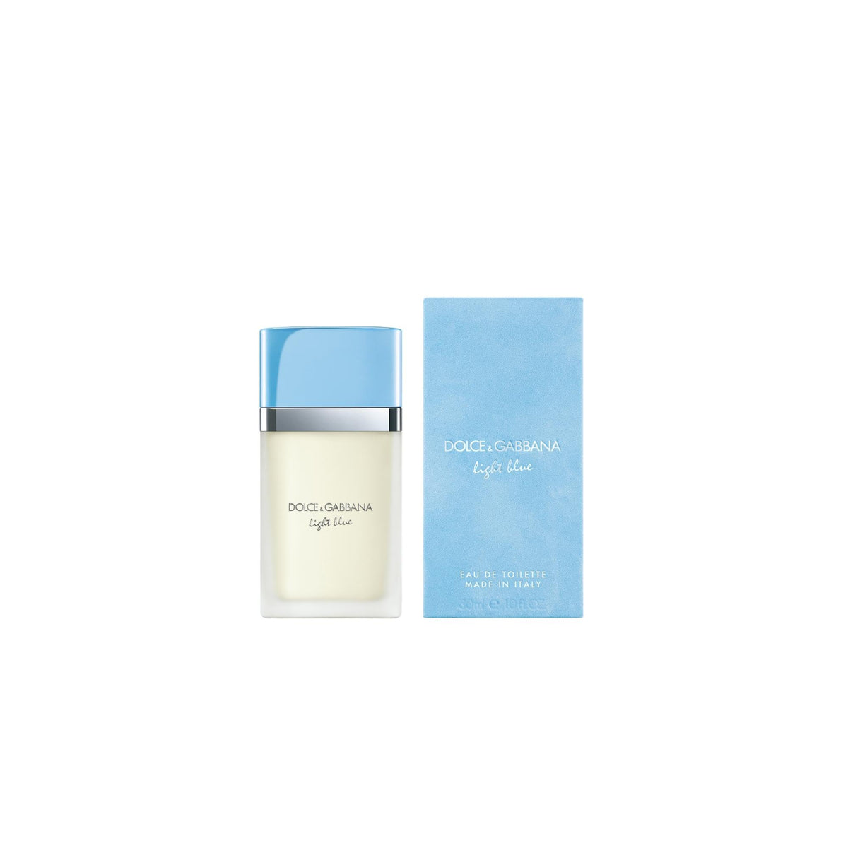 Dolce&Gabbana Light Blue bottle side label highlighting brand and scent information for authenticity