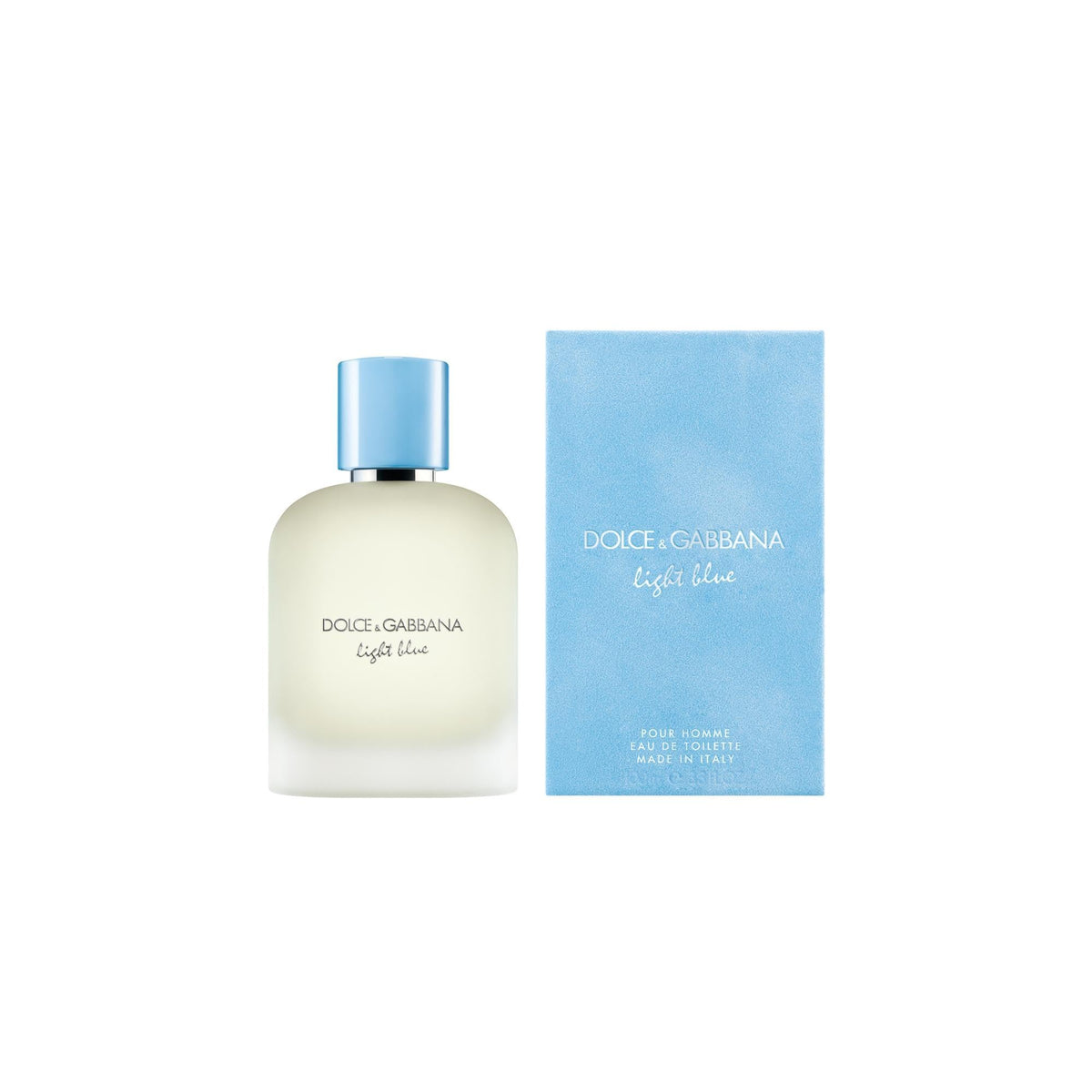 Dolce&Gabbana side profile of the bottle highlighting modern lines and premium finish