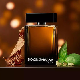 Dolce&Gabbana The One on dresser lifestyle shot suggesting confidence and lasting scent
