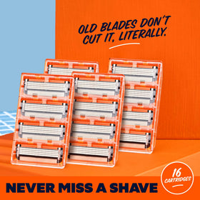 Dollar Shave Club slim cartridge profile reaches tight contours