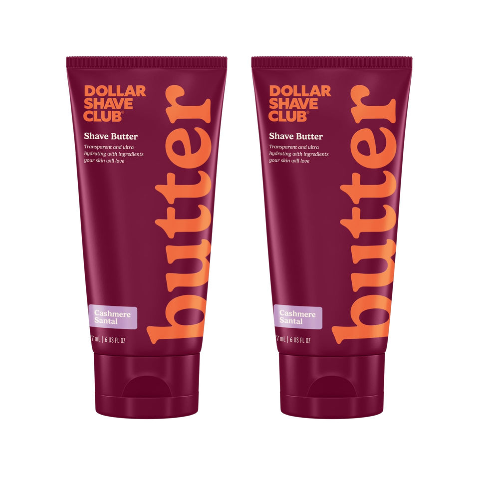 Dollar Shave Club front packaging showing product and scent benefits