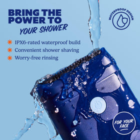 Dollar Shave Club detail of floating blades showing contouring for smooth contact