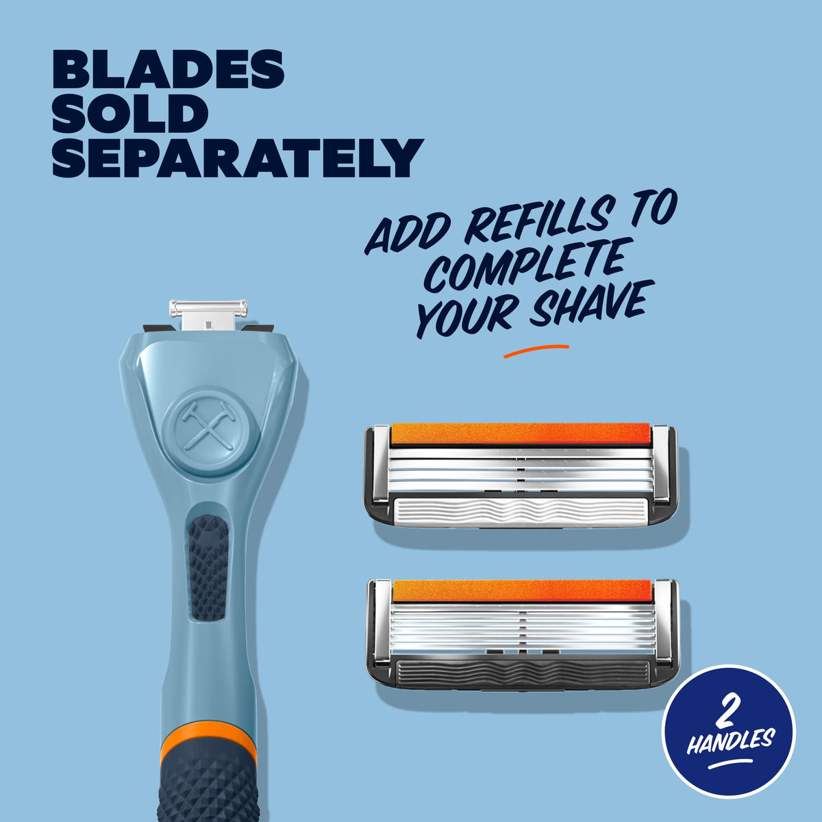 Dollar Shave Club handle inside travel bag illustrating portability and reliable performance