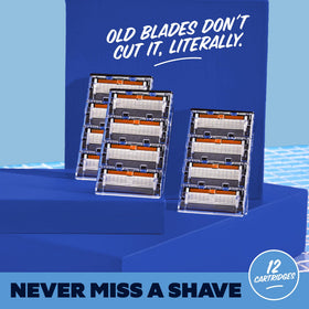 Dollar Shave Club lubricant strip texture for smoother glide and comfort