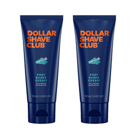 Dollar Shave Club front packaging showing bottle and label for quick identification and convenience