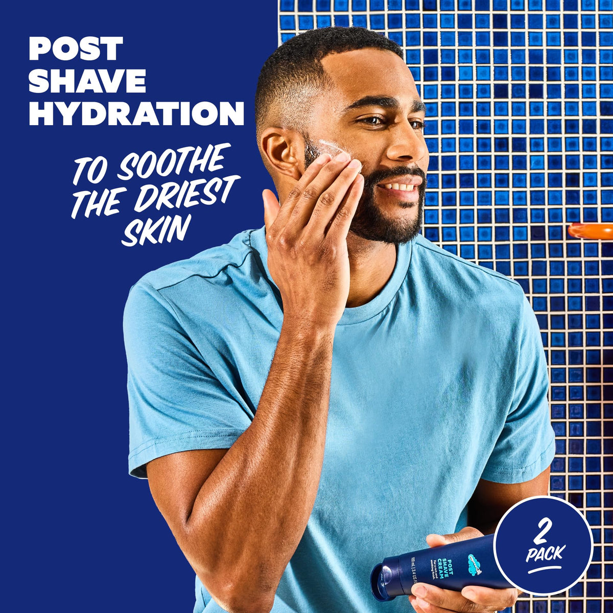 Dollar Shave Club cream texture close-up showing smooth formula for rapid absorption