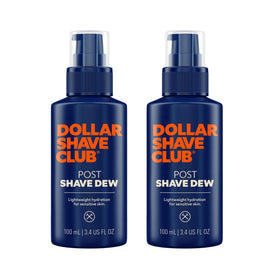 Dollar Shave Club bottle front packaging showing product and size benefit