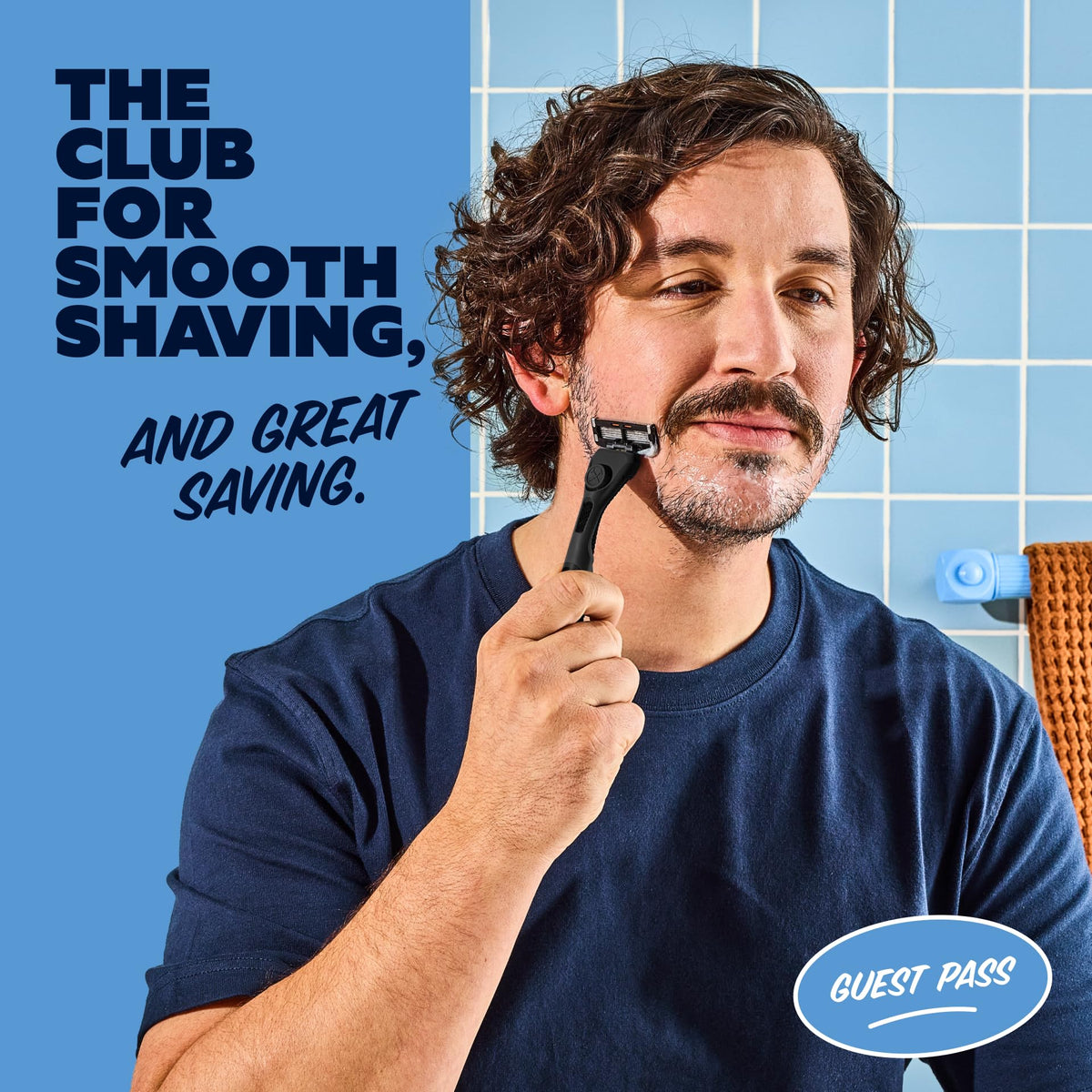 Dollar Shave Club cartridge precision trimmer detail for edge shaping