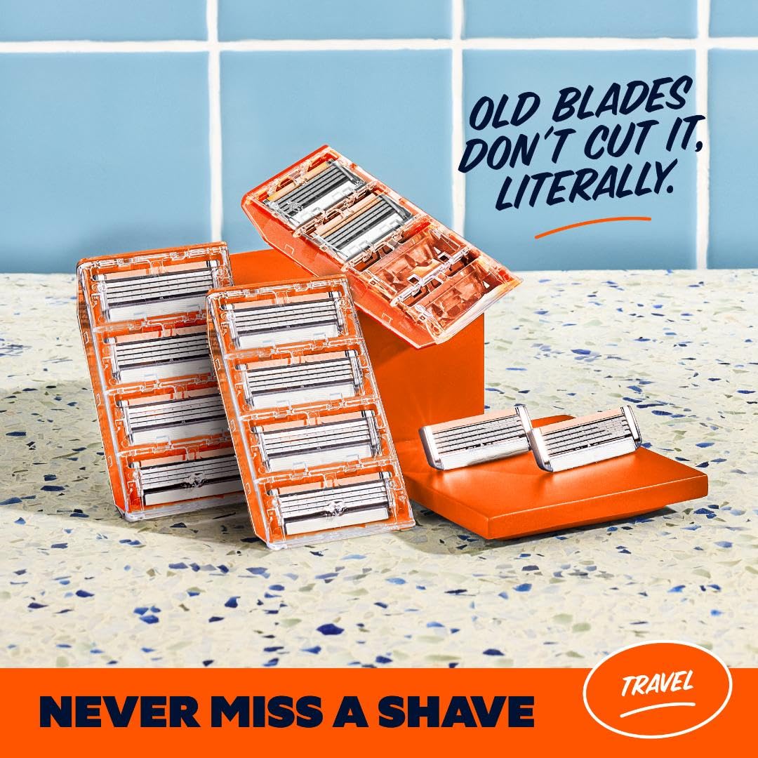 Dollar Shave Club razor shaving foam demonstrating smooth glide benefit