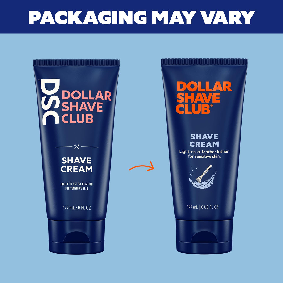 Dollar Shave Club shave routine in bathroom setting highlighting comfortable, irritation-reducing shave