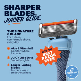 Dollar Shave Club trimmer blade view for precise edging and accurate grooming