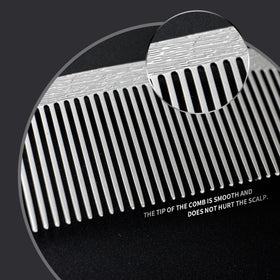 Dolmifapro comb held in hand to show compact size and portable professional utility
