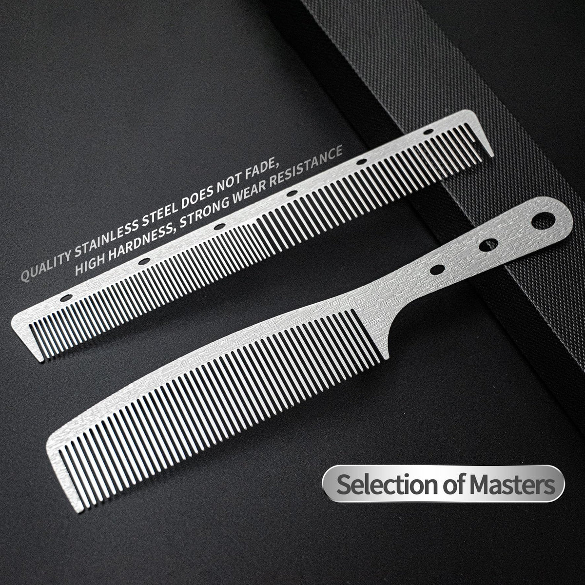 Dolmifapro close-up of wood-grain handle for secure grip and comfortable styling control