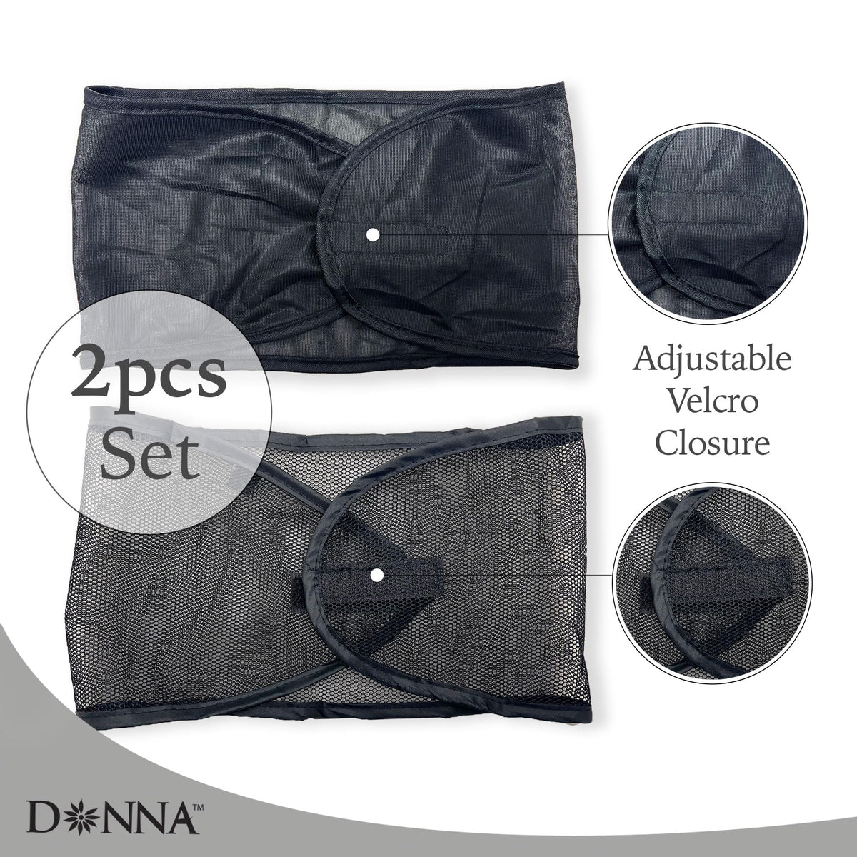 DONNA adjustable Velcro closure demonstrating secure comfortable fit