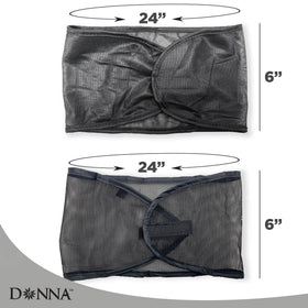 DONNA cap inside lining showing satin interior for hair protection