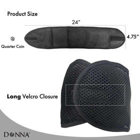 DONNA breathable mesh texture detail showing airflow benefits for cool wear