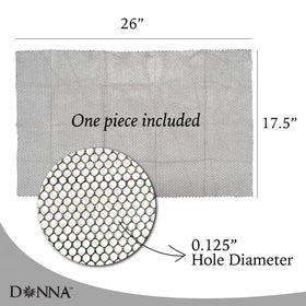 DONNA edge reinforcement detail displaying triple helix strength for secure sewing