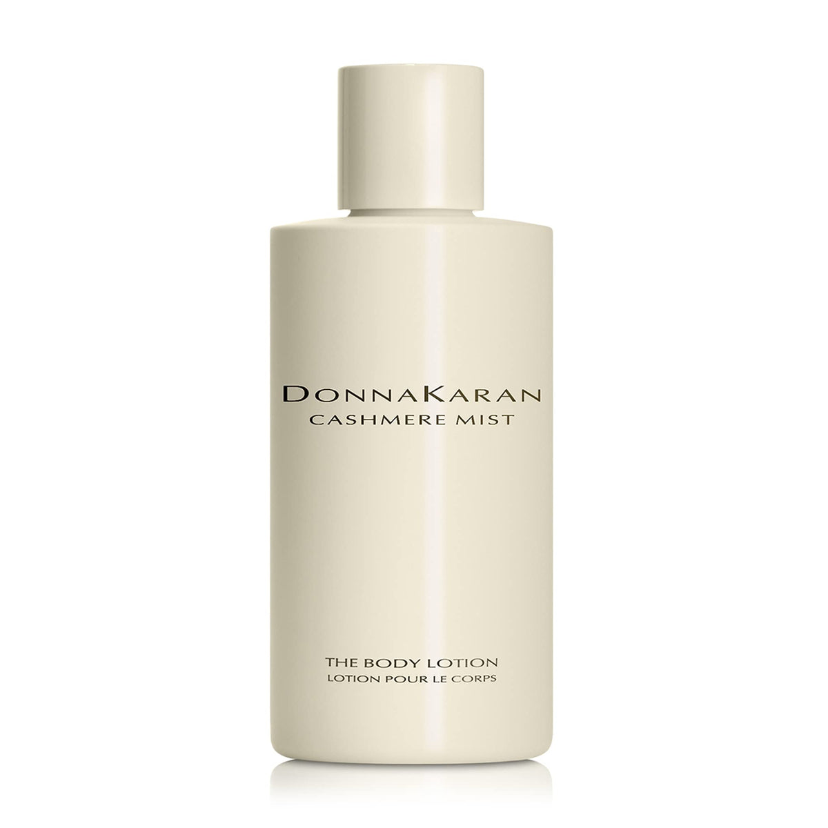 Donna Karan Cashmere Mist front packaging showing elegant bottle and branding benefit