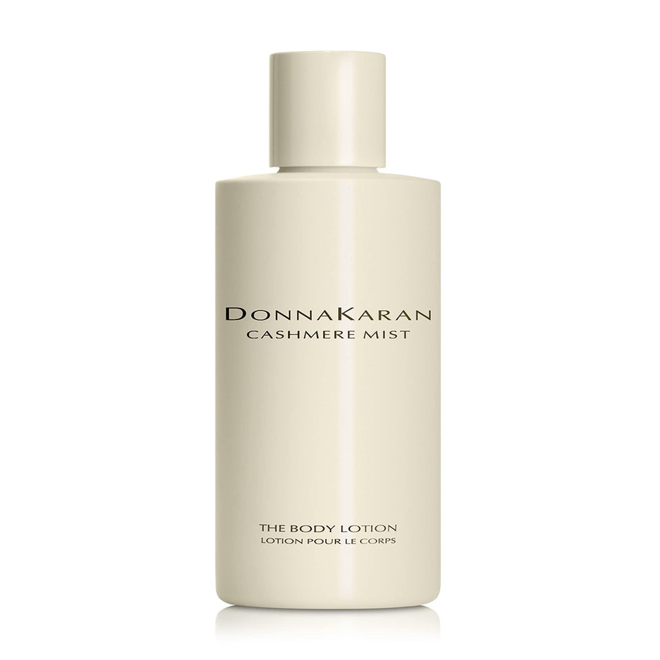 Donna Karan Cashmere Mist front packaging showing elegant bottle and branding benefit