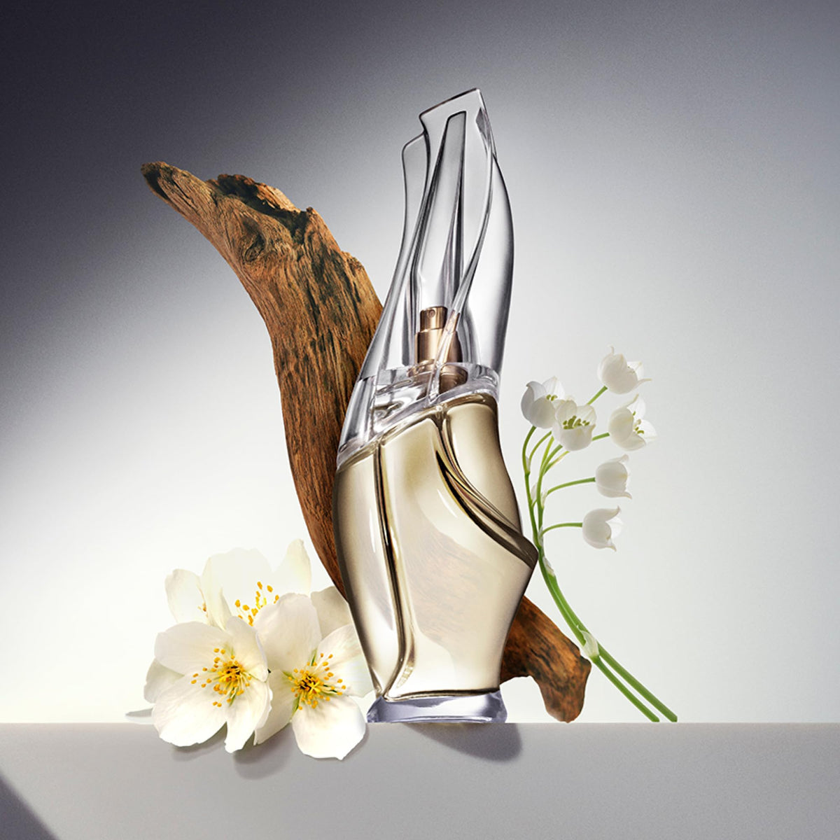 Donna Karan Cashmere Mist eau de parfum spray nozzle close-up highlighting elegant design