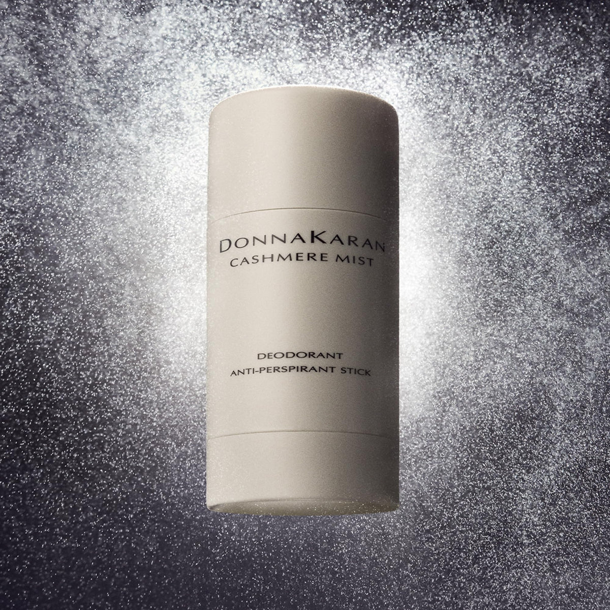 Donna Karan Cashmere Mist stick back label with ingredients and usage guidance