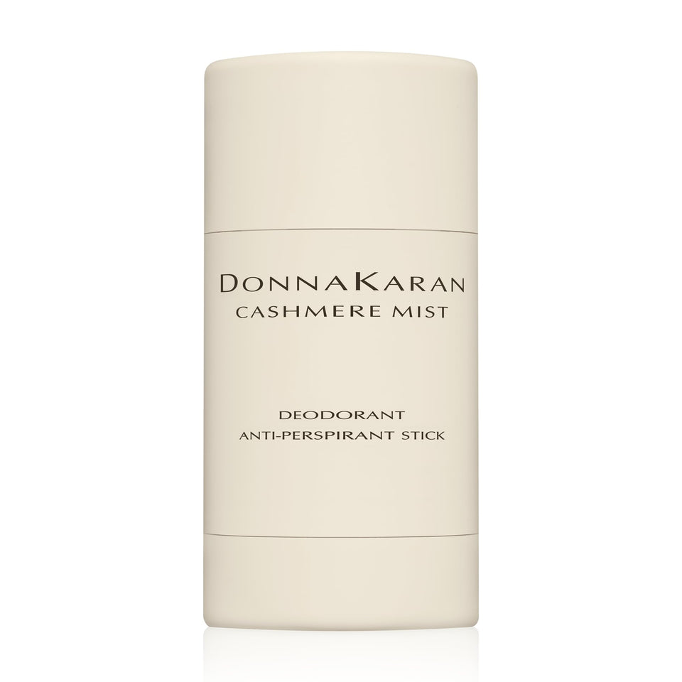 Donna Karan Cashmere Mist stick front packaging showing compact travel convenience