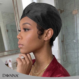DONNA on bathroom countertop representing everyday styling convenience