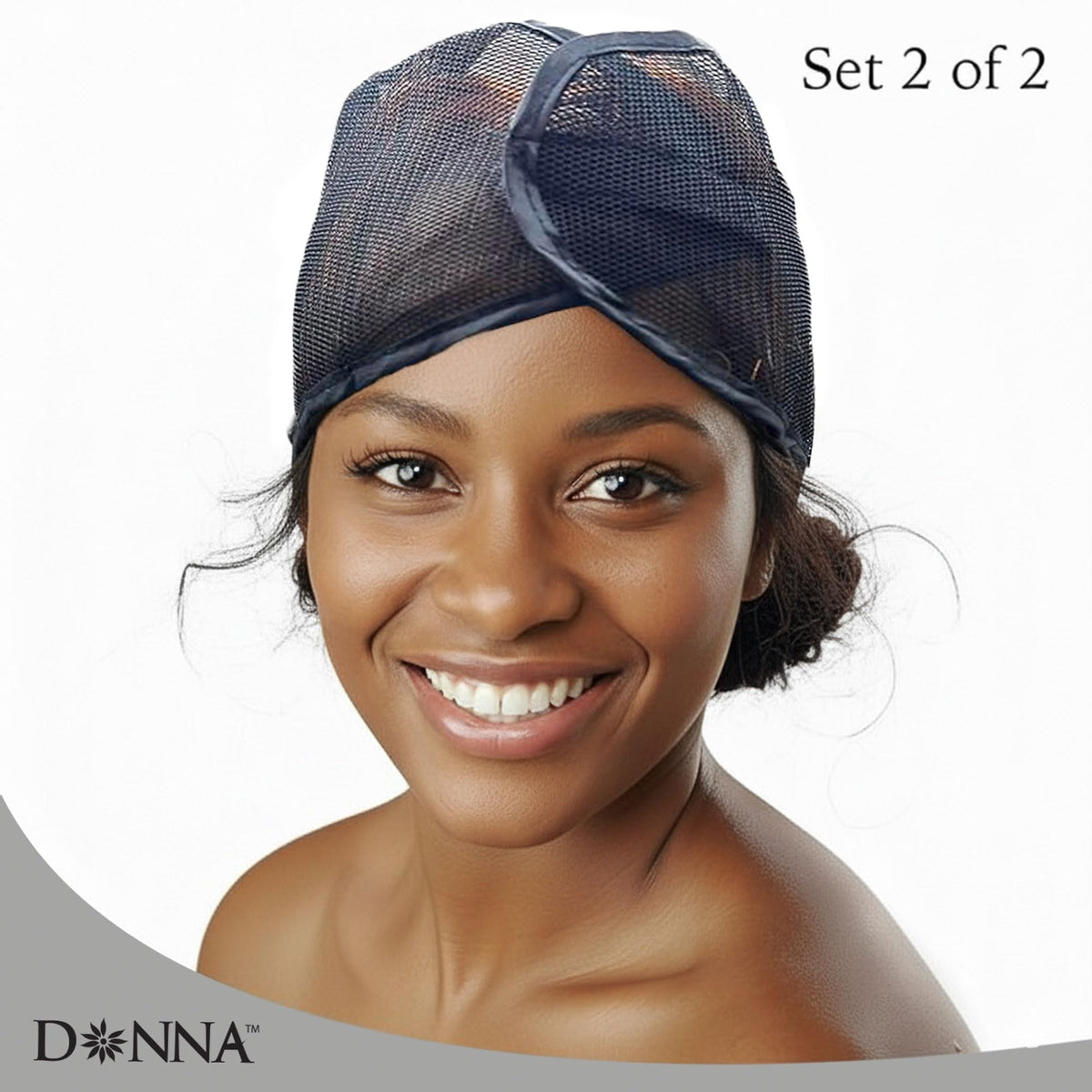 DONNA satin texture detail showing smooth fabric to reduce frizz