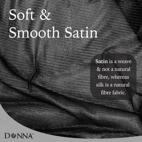 DONNA wrap on model sleeping sideways preserving pixie cut overnight