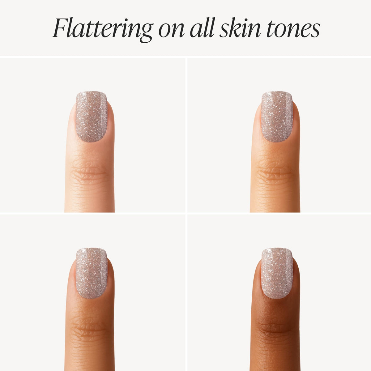 DOONAILS press on demonstration showing quick application and instant salon finish
