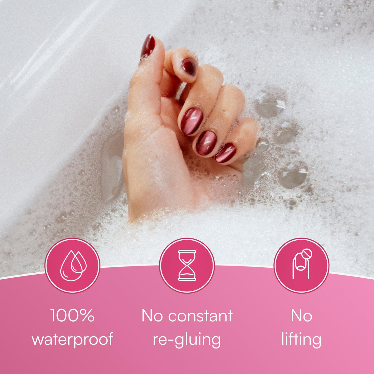 DOONAILS used in a home manicure scene for professional results
