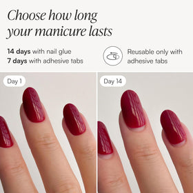 DOONAILS worn on hands in daily activity demonstrating comfortable, natural feel benefit