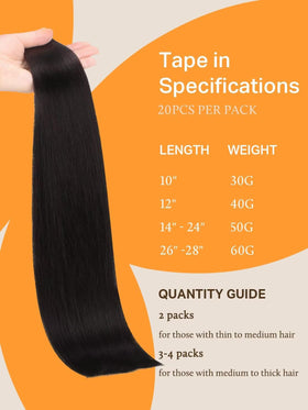 DOORES installed tape-in extensions side view demonstrating natural blend