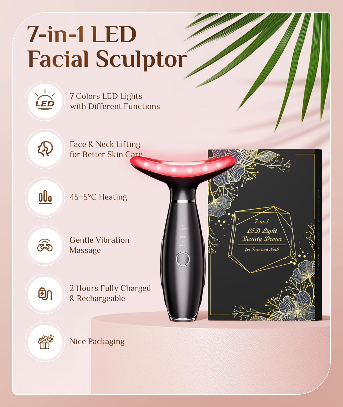 Dopsikn side profile in use along jawline to help lift and tone facial contours