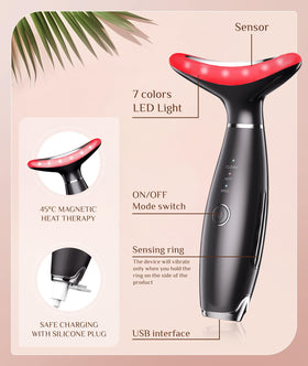 Dopsikn under-chin angle targeting double chin area for improved massage coverage