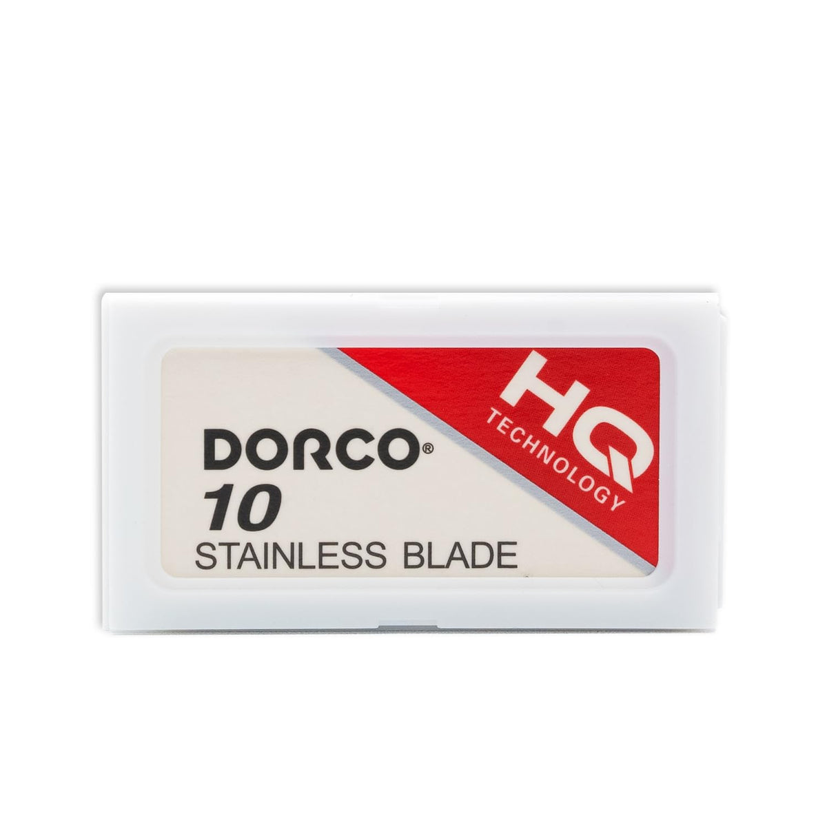 DORCO close-up of stainless steel blade edge highlighting smooth precise cutting