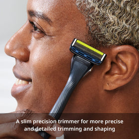 DORCO precision trimmer detail for accurate mustache and sideburn shaping